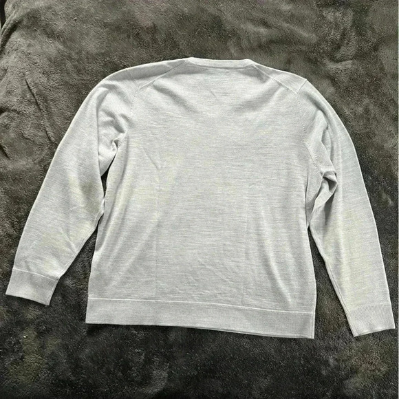 Murano- Men’s V Neck Sweater- Gray- XLarge - Picture 6 of 6